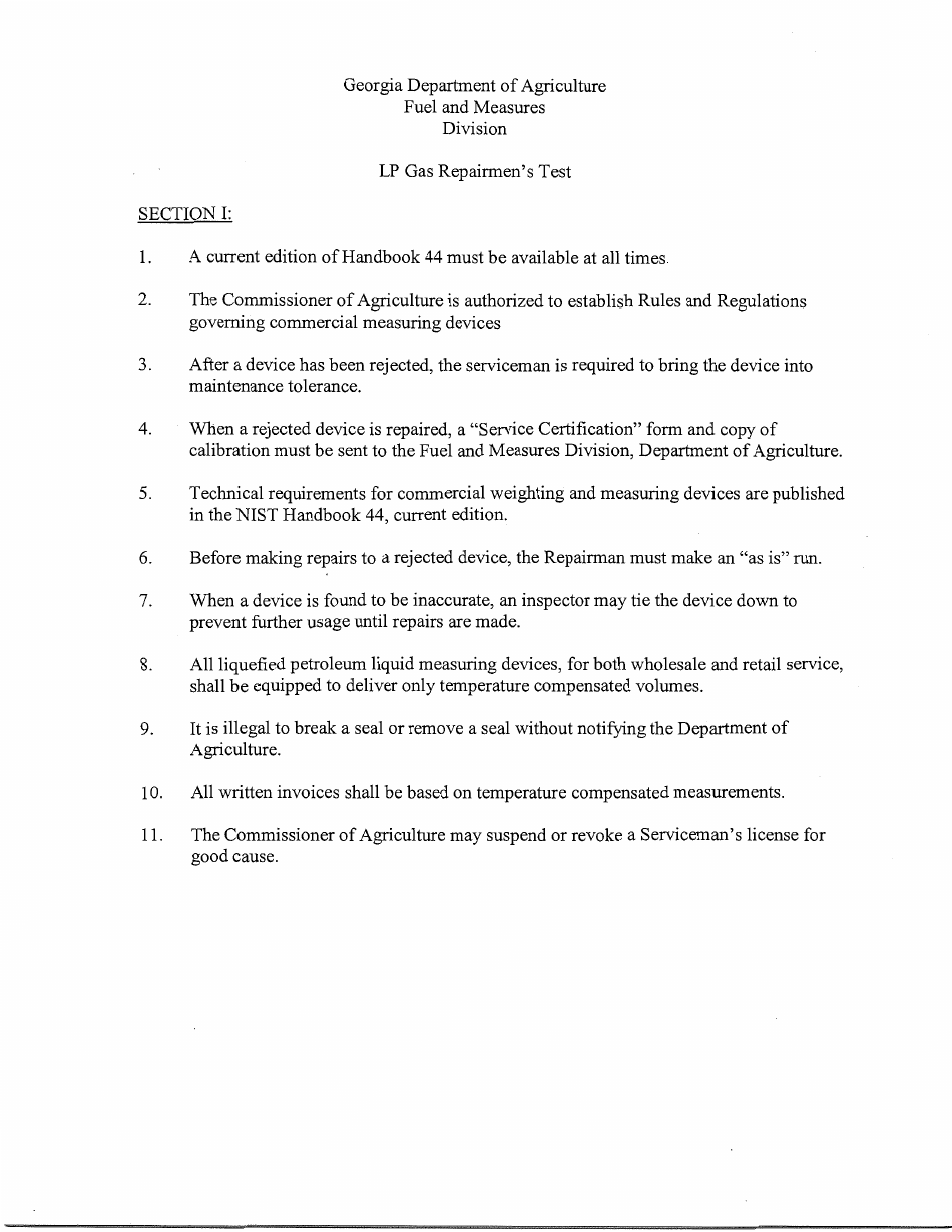 Application for Lpg Gas Agency Registration - Georgia (United States), Page 4