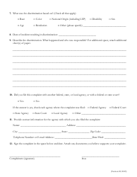 Non-employee Discrimination Complaint Form - Georgia (United States), Page 2