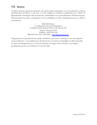 Language Access Plan - Georgia (United States) (Spanish), Page 10