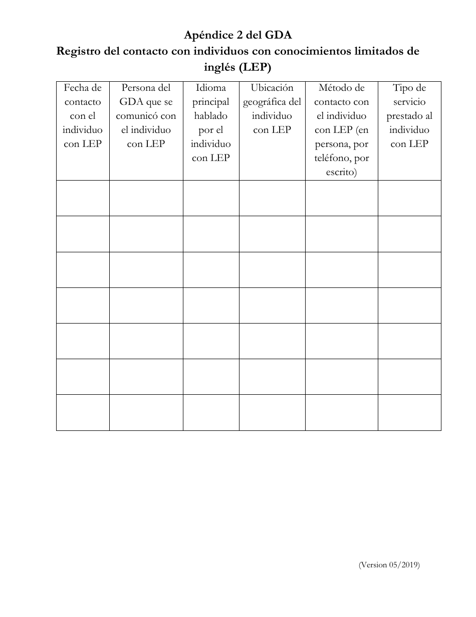 Language Access Plan - Georgia (United States) (Spanish), Page 12