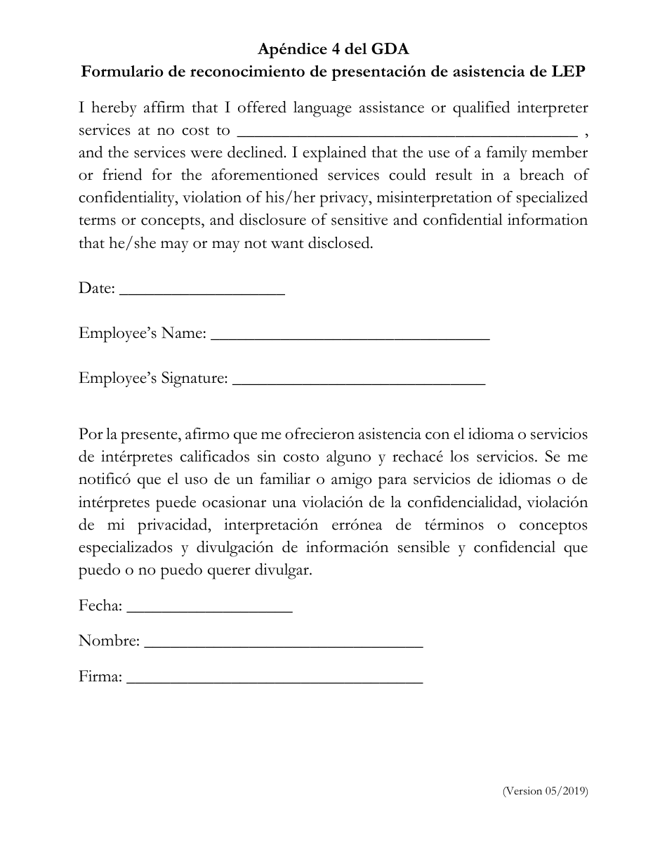 Language Access Plan - Georgia (United States) (Spanish), Page 17
