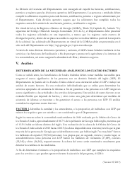 Language Access Plan - Georgia (United States) (Spanish), Page 4