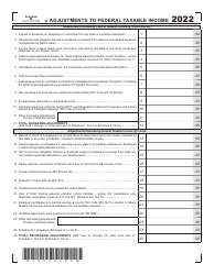 Document preview: Form CIT-120 Schedule B Adjustments to Federal Taxable Income - West Virginia