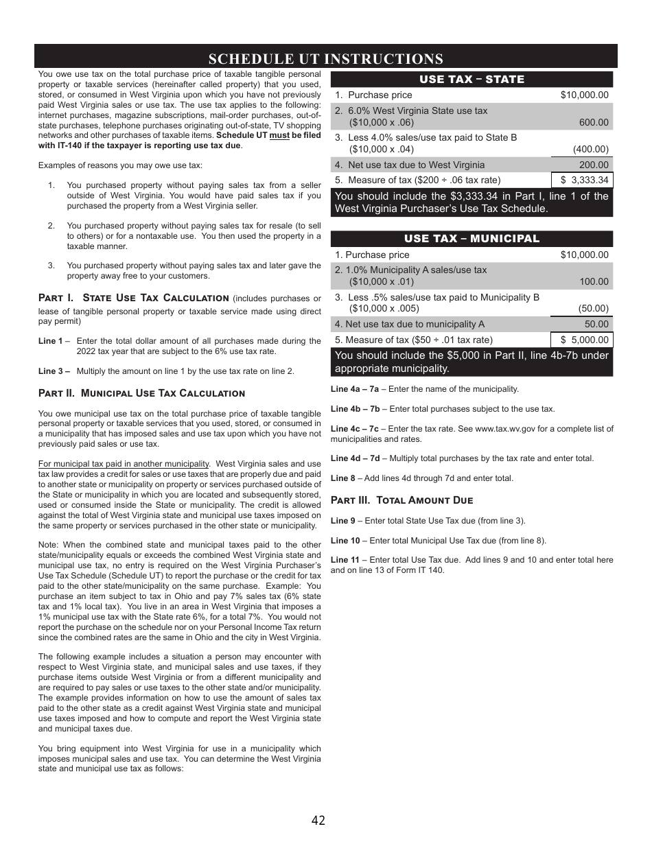 Form IT-140 West Virginia Personal Income Tax Return - West Virginia, Page 15