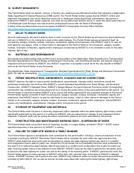 DOT Form 224-005 Access Connection Permit Managed Access Highways Only - Washington, Page 5