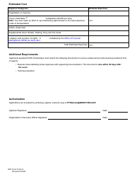 DOT Form 510-014 Washington State Rural Transportation Assistance Program Scholarship Application - Washington, Page 2
