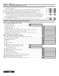 Form IT-204 Partnership Return - New York, Page 2