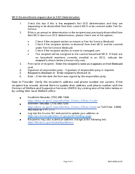 Form NMO-6080 Severely Emotionally Disturbed (Sed) Children Managed Care Organization (Mco) Disenrollment Form - Nevada, Page 3