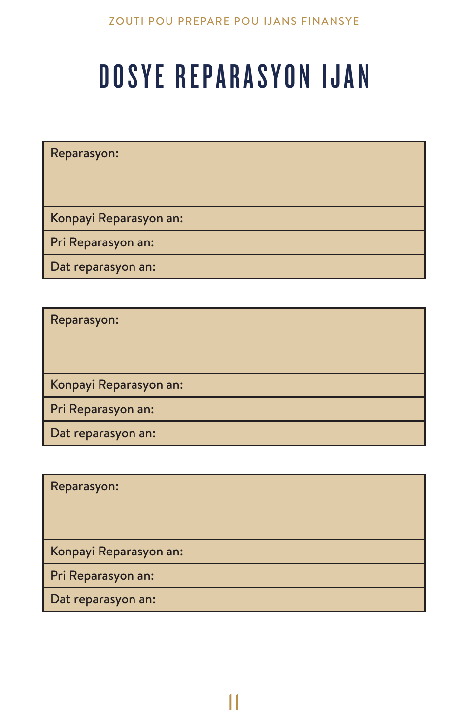 Emergency Financial Preparedness Toolkit - Florida (English / Creole), Page 12