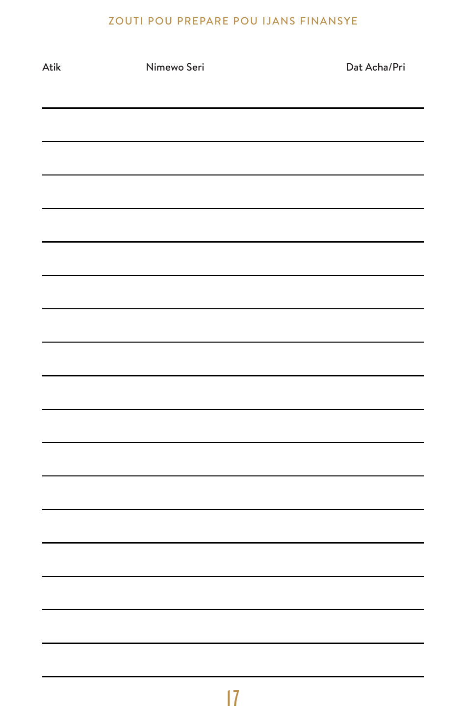 Emergency Financial Preparedness Toolkit - Florida (English / Creole), Page 18