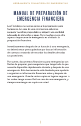 Financiera De Emergencias Juego De Herramientas - Florida (Spanish), Page 2