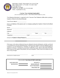 Document preview: Cash Tax Bond Inquiry - Riverside County, California, 2023