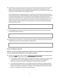 Water Project Grants and Loans - Grant Application - Oregon, Page 10