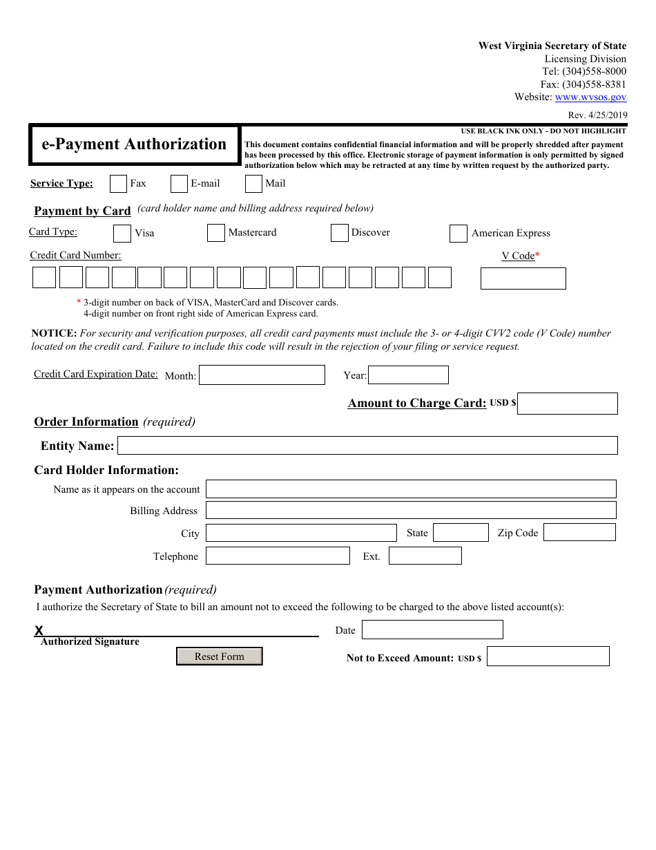 Form CWV-1 Application for Appointment as a Commissioner for West Virginia - West Virginia, Page 7