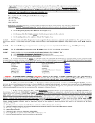 Form CF-1 Application for Certificate of Authority - West Virginia, Page 5