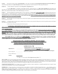 Form CF-1 Application for Certificate of Authority - West Virginia, Page 6