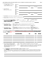 Form LLF-1 West Virginia Application for Certificate of Authority of Limited Liability Company - West Virginia, Page 2