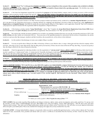 Form LLF-1 West Virginia Application for Certificate of Authority of Limited Liability Company - West Virginia, Page 5