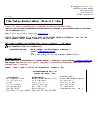 Form BT-4 Application for Certificate of Withdrawal of a Business Trust - West Virginia, Page 3