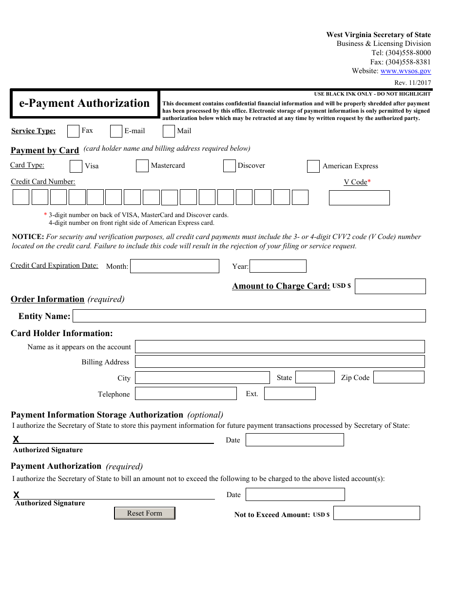 Form LLF-2 Application for Exemption From Certificate of Authority of a Limited Liability Company - West Virginia, Page 8