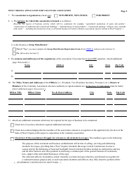 Form VA-1 Application for Voluntary Association - West Virginia, Page 2