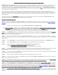 Form VA-1 Application for Voluntary Association - West Virginia, Page 4