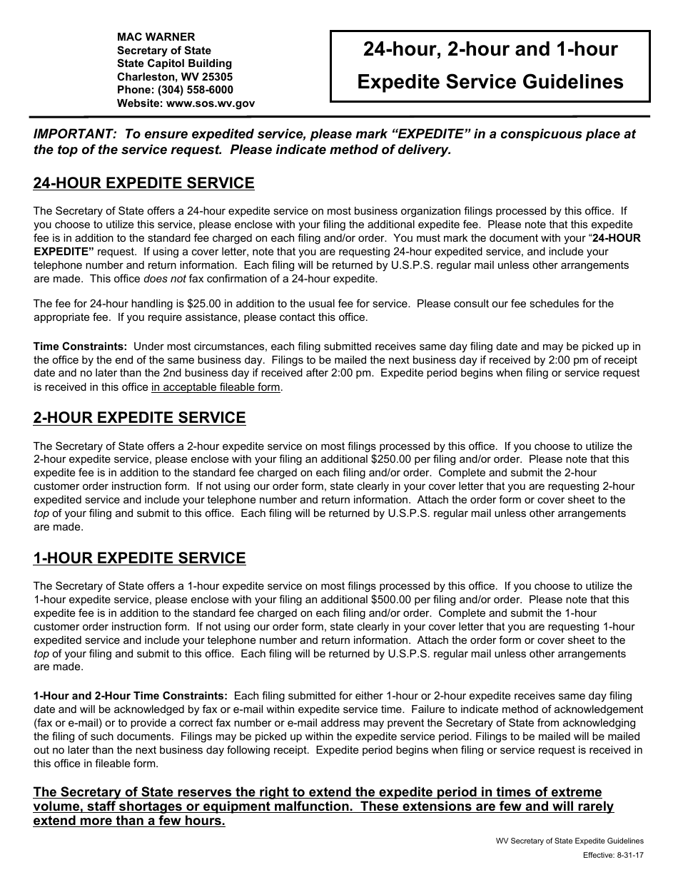 Form LLD-F-1 West Virginia Articles of Correction for Limited Liability Company - West Virginia, Page 4