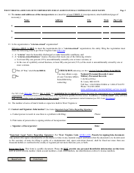 Form CAD-1 West Virginia Articles of Incorporation for an Agricultural Cooperative Association - West Virginia, Page 3