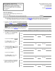 Document preview: Form CAD-1NP West Virginia Articles of Incorporation for an Agricultural Cooperative Association With 501(C)(3) Non-profit IRS Attachment - West Virginia