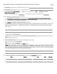 Form CD-1NP West Virginia Articles of Incorporation With Non-profit IRS Attachment - West Virginia, Page 2