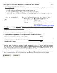 Form CD-1NP West Virginia Articles of Incorporation With Non-profit IRS Attachment - West Virginia, Page 3