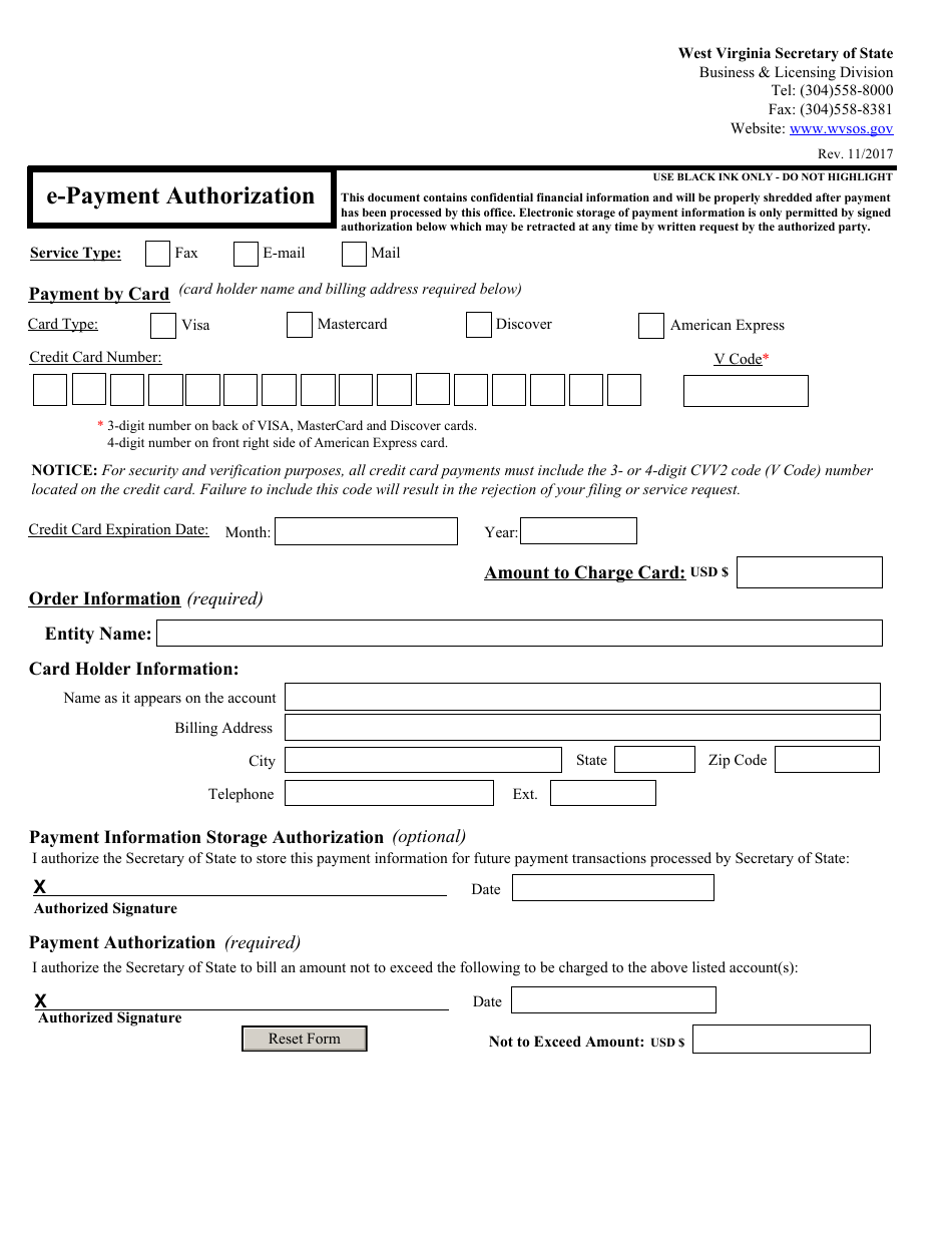 Form LLD-1 West Virginia Articles of Organization of Limited Liability Company - West Virginia, Page 9