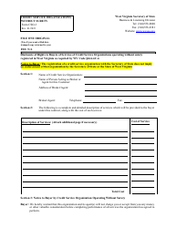 Form CSO-3 Credit Service Organizations Without Surety - West Virginia