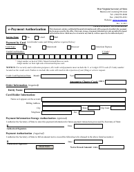Form NR-3 Application for Trade Name (Dba) - West Virginia, Page 5