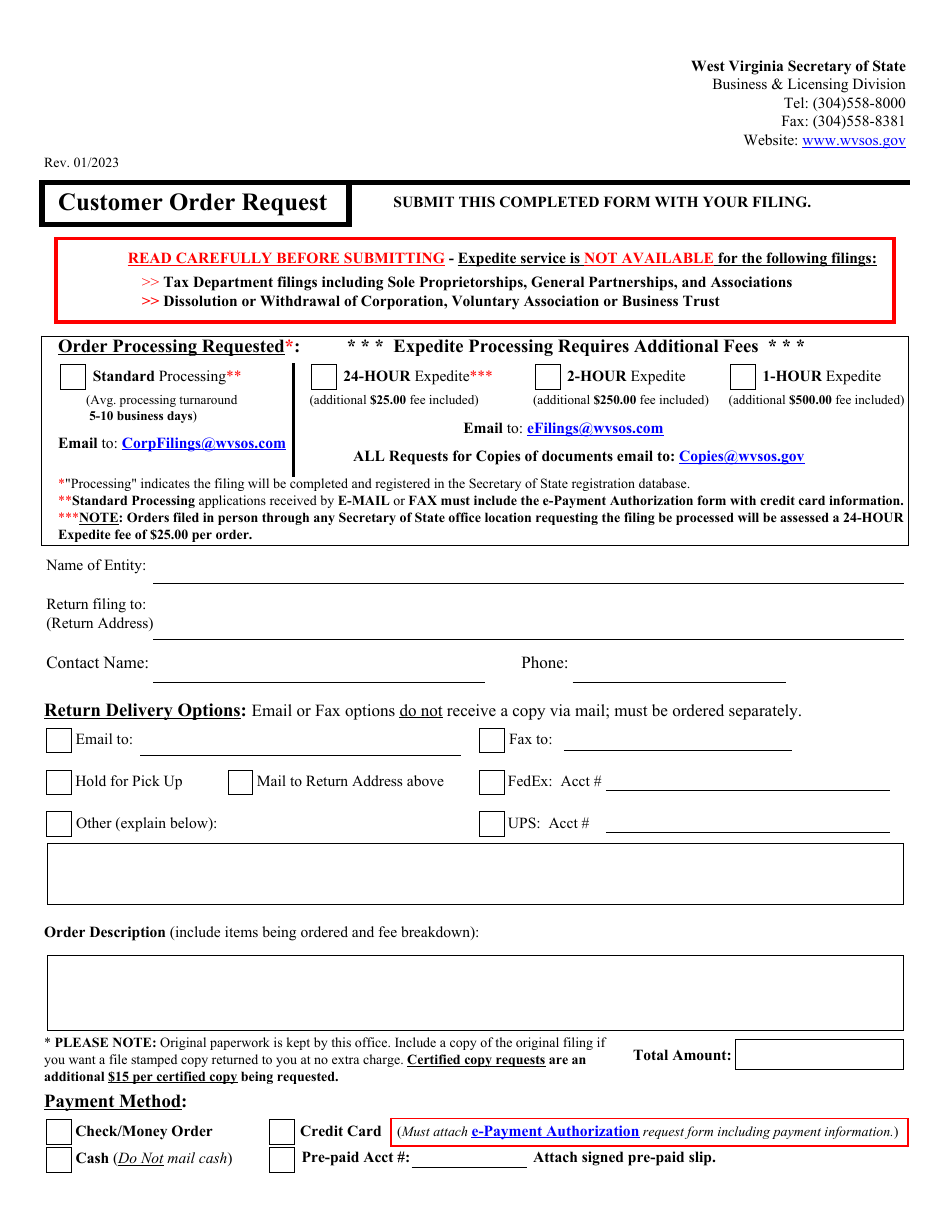 Form TN-1 Trade Name (Dba) Registration - West Virginia, Page 4