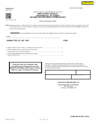 Document preview: Form HW-30 Employer's Annual Transmittal of Hawaii Income Tax Withheld From Wages - Hawaii