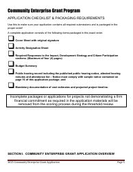 Community Enterprise Grant Program Application - Maine, Page 5