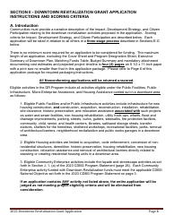 Downtown Revitalization Grant Program Application - Maine, Page 8