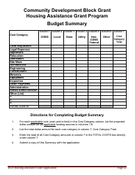 Housing Assistance Grant Program Application - Maine, Page 12