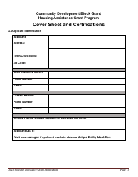 Housing Assistance Grant Program Application - Maine, Page 13