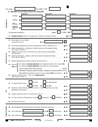 Form 540 California Resident Income Tax Return - California, Page 2