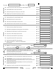 Form 540 California Resident Income Tax Return - California, Page 3