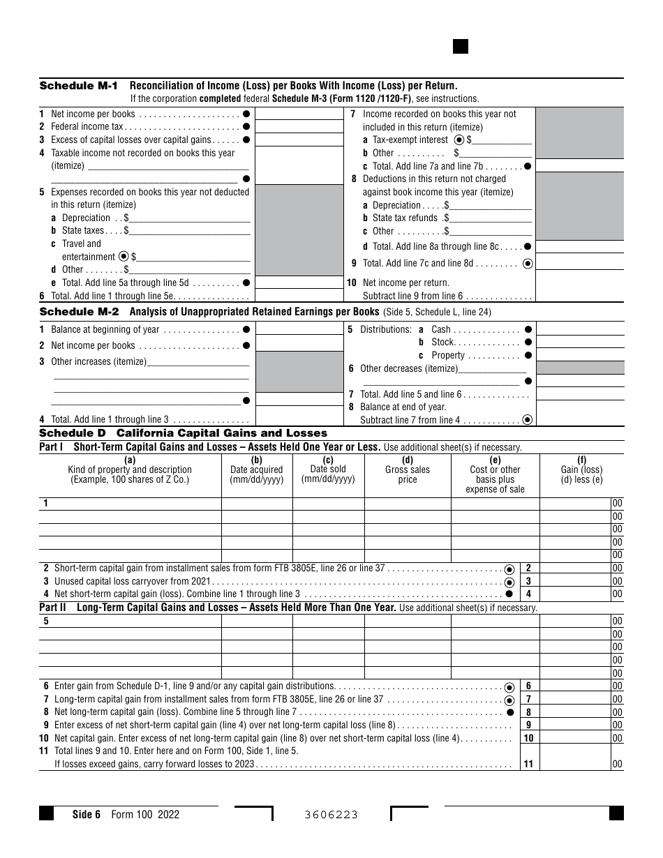 Form 100 2022 fill out sign online and download fillable pdf