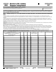 Form 100 Schedule R Apportionment and Allocation of Income - California, Page 6