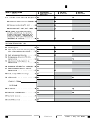 Form 540 Schedule CA California Adjustments - Residents - California, Page 3