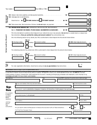 Form 540NR California Nonresident or Part-Year Resident Income Tax Return - California, Page 5