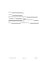 Form CC3:28 Affidavit (Generic) - Nebraska, Page 2
