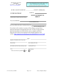 Form CC16:2.9 Inventory, Affidavit of Due Diligence, and Certificate of Mailing - Nebraska, Page 6