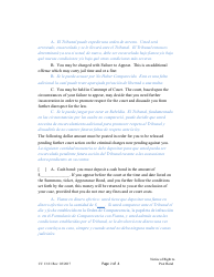 Form CC13:21 Notice of Right to Post Bond - Nebraska (English/Spanish), Page 2