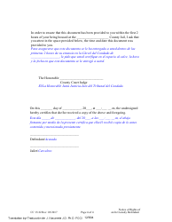 Form CC13:22 Notice of Rights of an in Custody Defendant - Nebraska (English/Spanish), Page 4